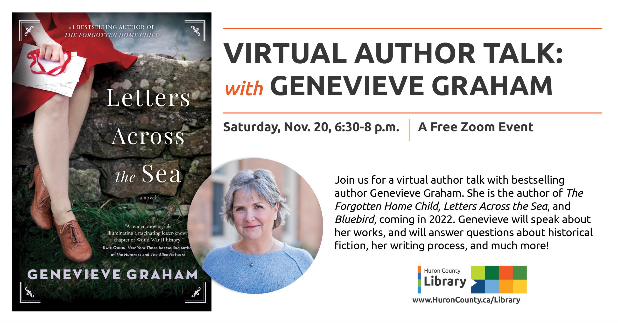 Virtual Author Talk with Genevieve Graham