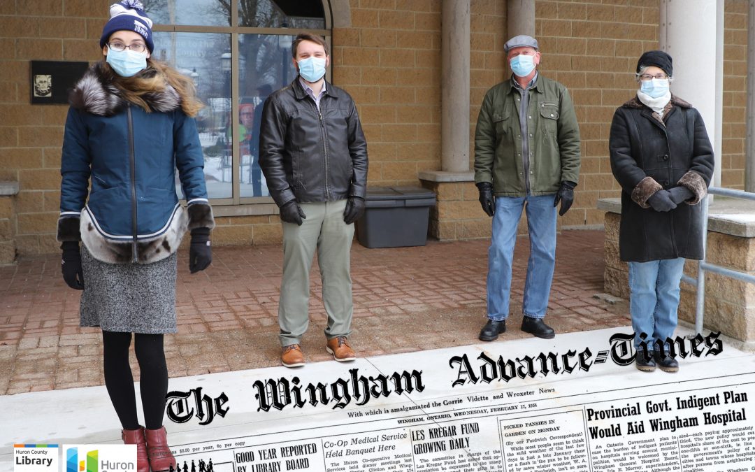 Image of staff in front of Huron County Museum