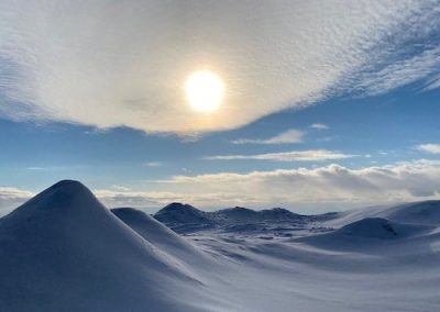 honourable mention - snow drifts on lake