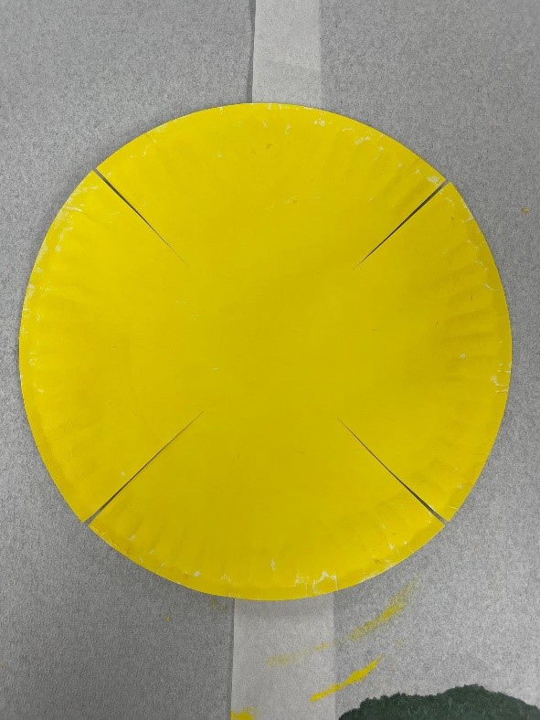 image of painted paper plate