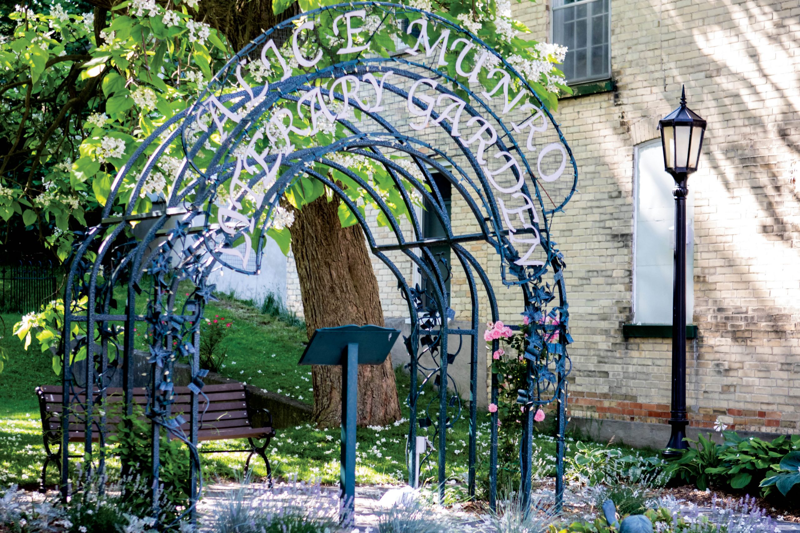 Photo of Alice Munro Literary Garden