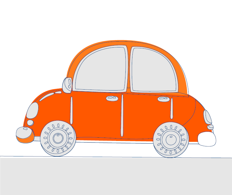 Illustration of a cloud, windy and a blue snowflake with text promoting weather-related service updates