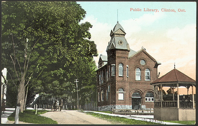 Postcard showing Clinton Branch in 1910